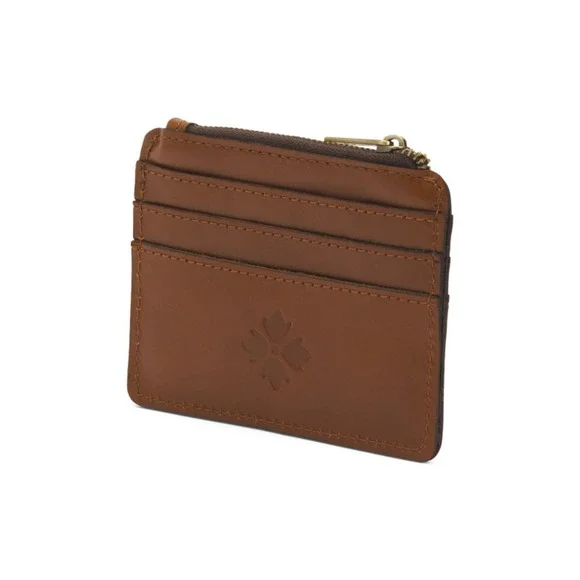 Patricia Nash Leather Cassis Id‎ Credit Card Case Wallet Floral Print Design - Picture 4 of 4